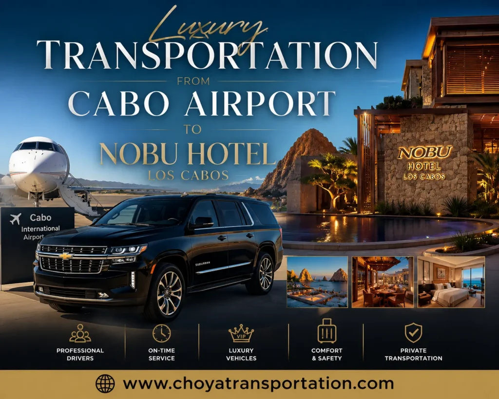 Luxury Transportation From Cabo Airport To Nobu Hotel Los Cabos